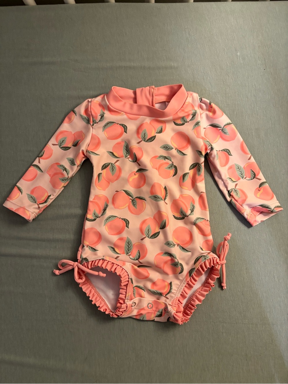 One-Piece Girls Rashguard Swimsuit